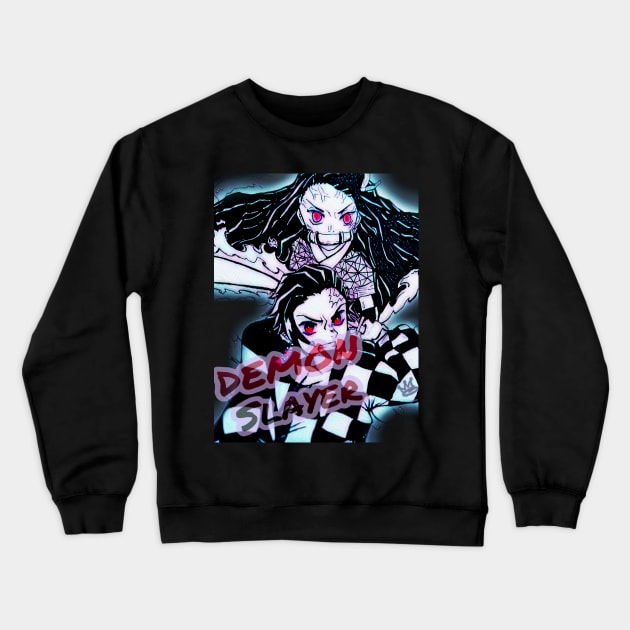 "Demon Slayer" Crewneck Sweatshirt by GawwdMod3